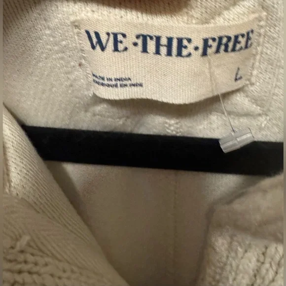 NWOT Free People We The Free Cute In This Cardi - Tea Ivory Cream - Large - Picture 10 of 10